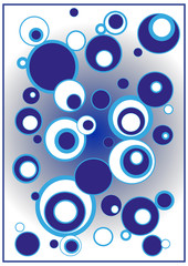 Aqua Bubbles Background