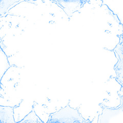 Splash isolated on white