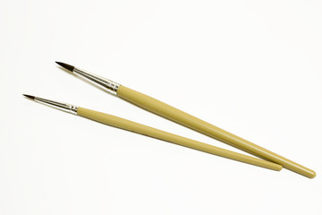 Two paintbrushes