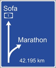 Marathon statt Sofa