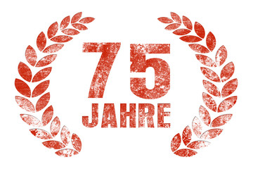 stempel 75 JAHRE