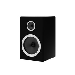 Obraz premium 3d render of speaker on white