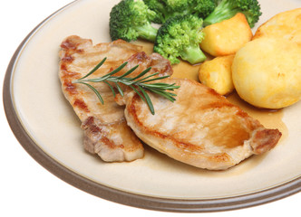 Pork Loin Chop Dinner