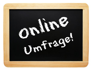 Obraz premium Online Umfrage !
