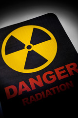 Obraz premium Radiation hazard sign