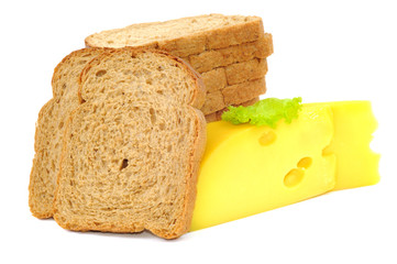Cheese and bread