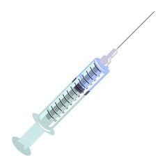 Syringe. Vector