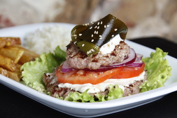 big hamburger