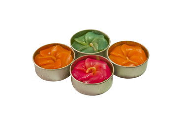 candles used for the spa.