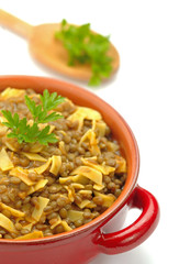 Pasta e lenticchie - Pasta and lentils