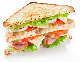 Sandwich with bacon