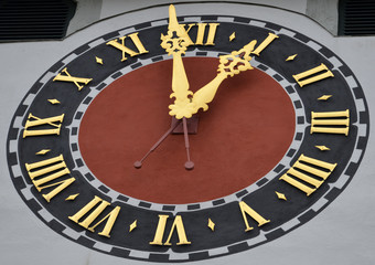 Naklejka premium horloge