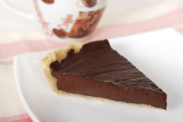 Bittersweet Ganache Chocolate Pie