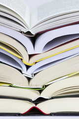 opened books