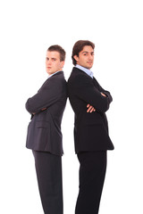 two business men portrait