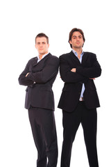 two business men portrait