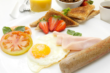 Breakfast.