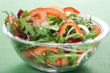 Healthy green salad