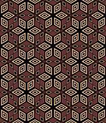 Seamless decorative geometric pattern.