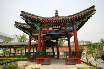 Naklejka premium ancient chinese architecture