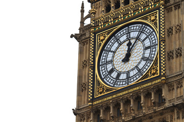 Fototapeta na wymiar Big Ben Details - Palace of Westminster, London