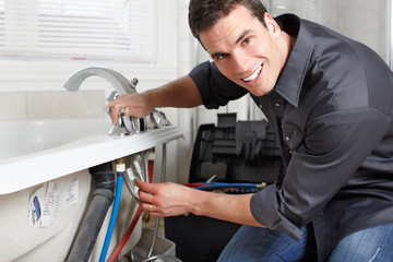 Obraz premium Plumber