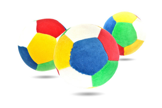 Three colorful ball toy for kid