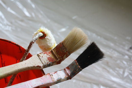 Pinsel und Roller