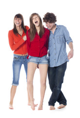 Fototapeta premium rire entre amis