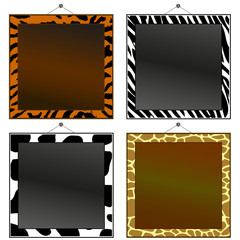 Animal print frames © PiXXart Photography