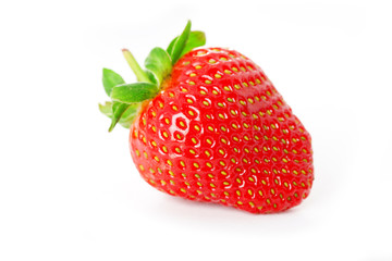 Bright juicy fresh strawberries
