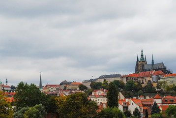 Naklejka na ściany i meble Prague in autumn
