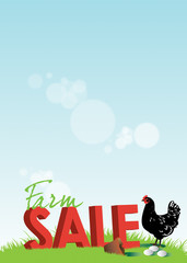 Farm Sale Poster