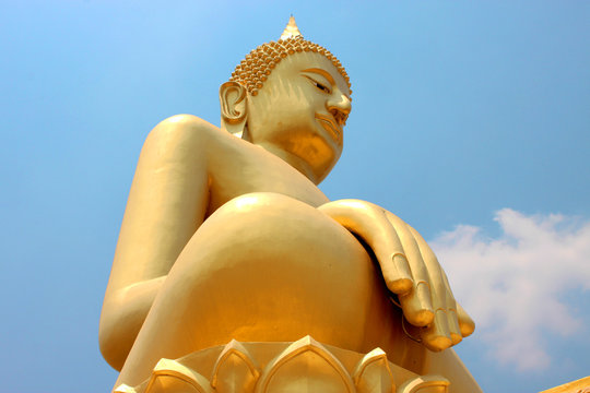 Buddha image, Wat Nhong Bua Thung - Hua Lhame, Khong, Korat
