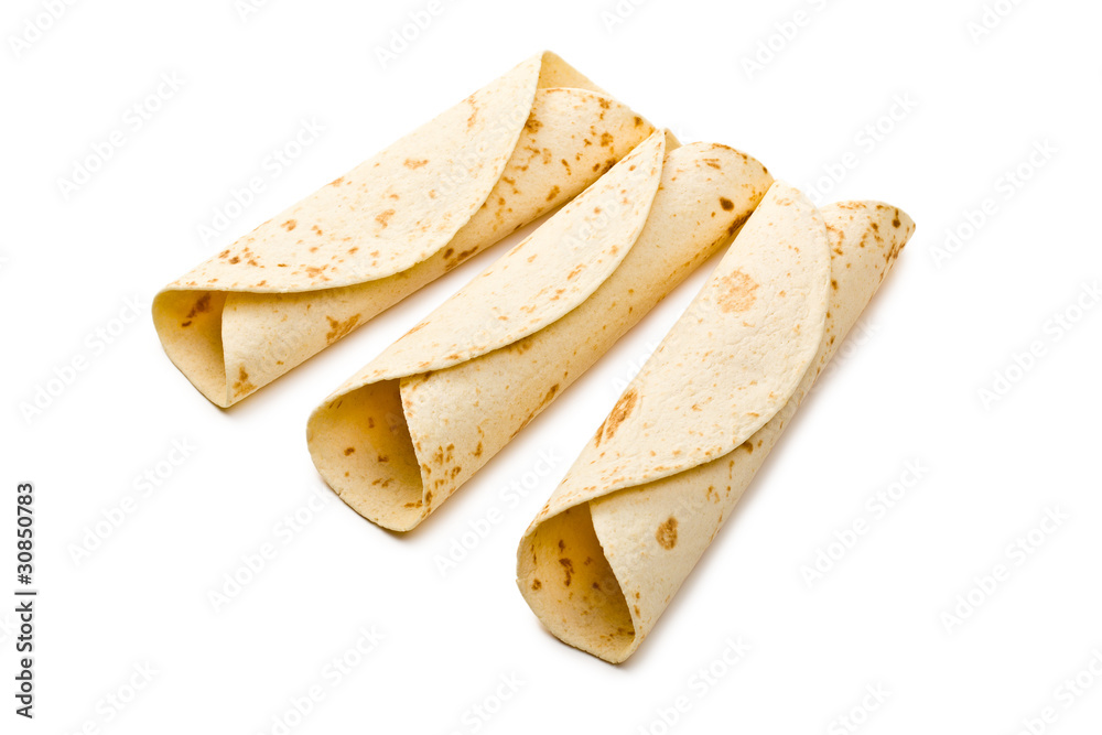 Wall mural flour tortillas