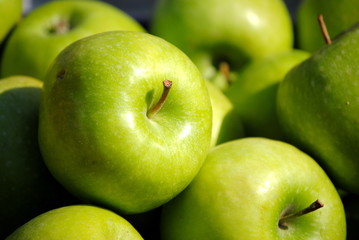 Fototapeta na wymiar Jabłka na rynku