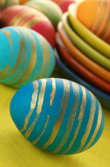 Colorful Easter eggs