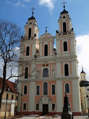 Saint Catherine church. Vilnius city.