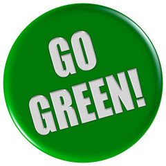Button grün GO GREEN!