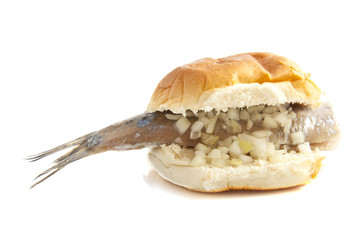 Bread with herring