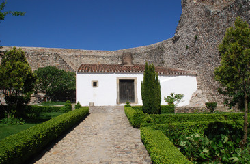 Fototapeta na wymiar Small house in medieval castle(Marvao,Portugal)