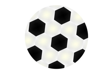 Obraz premium Balon de futbol aislado