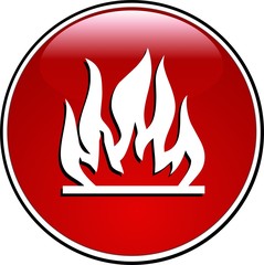 bouton flamme