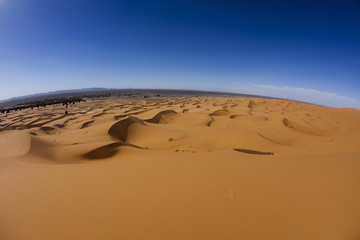 Desert landscape, merzouga, marocco