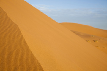Desert landscape, merzouga, marocco