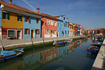 Fototapeta na wymiar Kanał w Burano