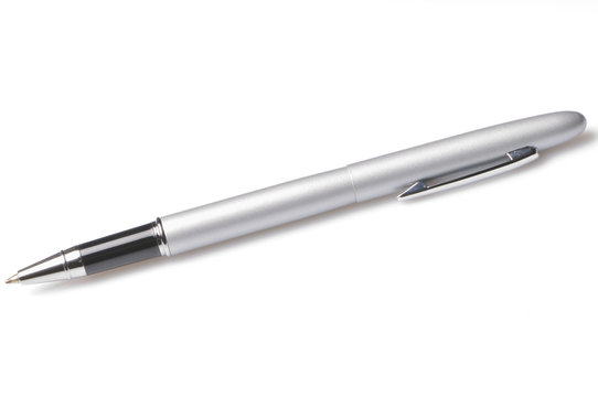 Pen On A White Background