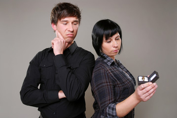 Zweifel an der Heirat