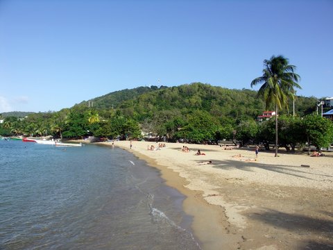 Martinique - Trinit&eacute; : Plage de tartane