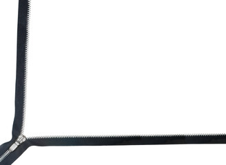 Zipper frame isolated